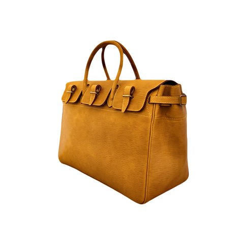 THE ETICA Leather Weekender Bag